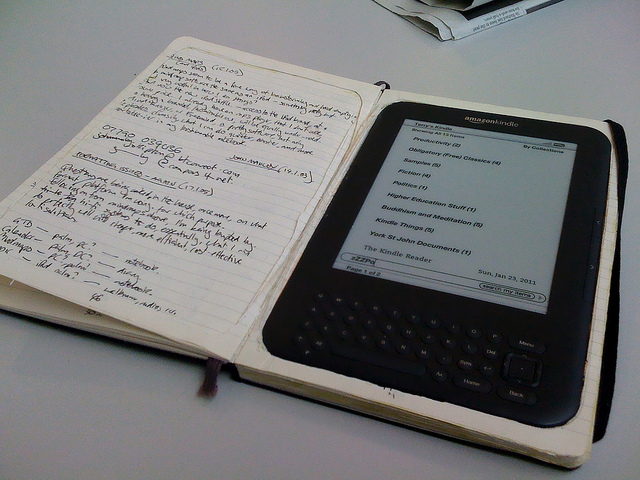 kindle notes moleskine