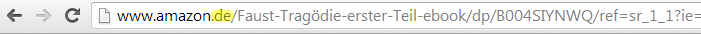 URL to Goethes Kindle German edition