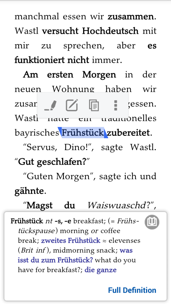 Add a GermanEnglish Dictionary To Your Android Kindle App