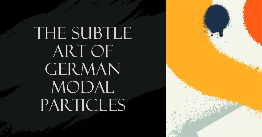 German modal particles